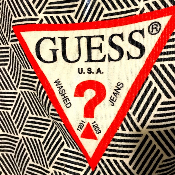 Guess Other - Retro Guess Large Round Terry Beach Towel Beach Blanket